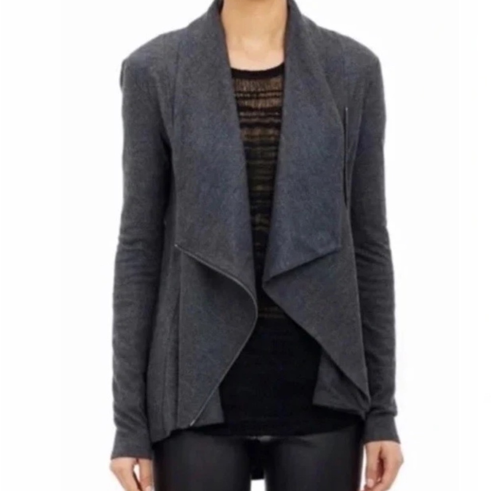 Helmut Lang Charcoal Cowl Neck Sweater size S - Picture 3 of 7